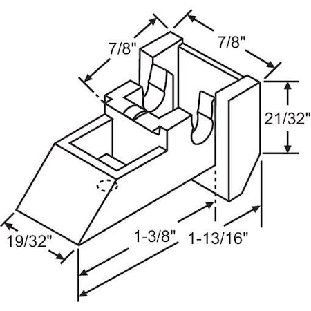 Strybuc Balance Top Sash Guide 60-654